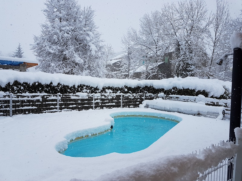 piscine hiver